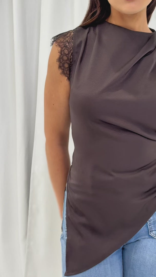 Dune Top - Dark Chocolate Brown