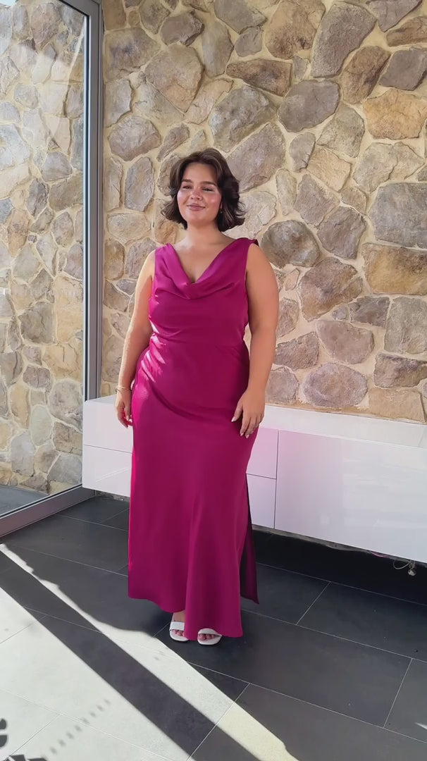 Schiffer Maxi Dress - Plum