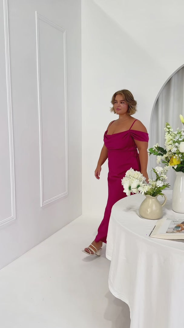 Evangelista Maxi Dress - Plum