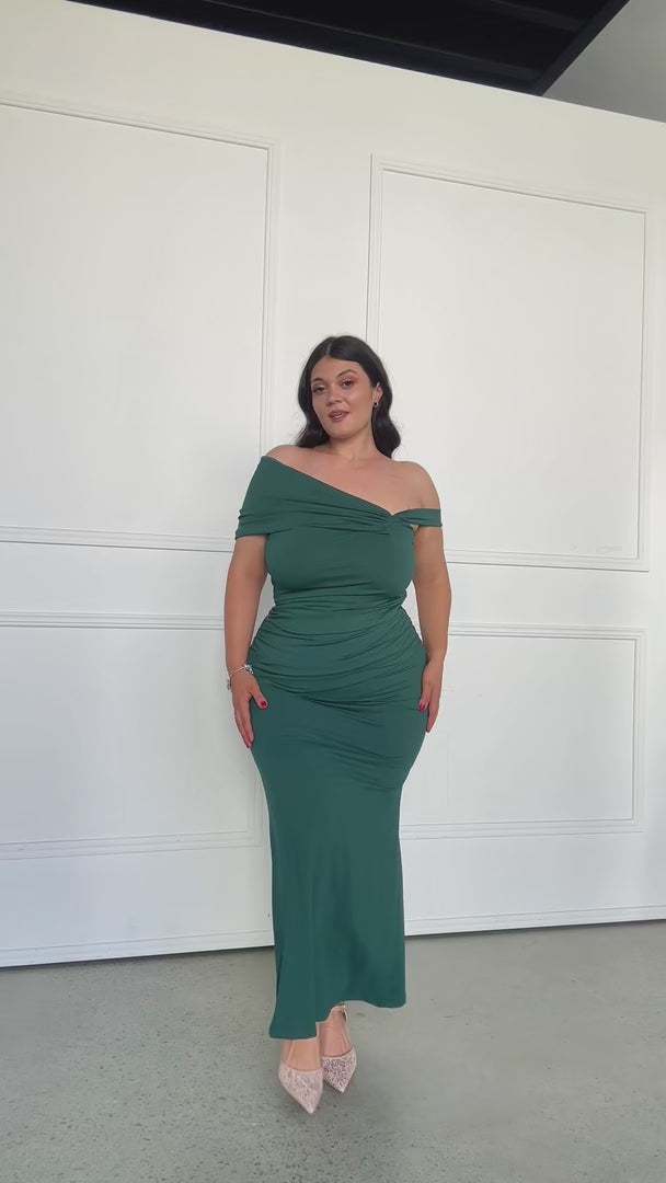 Allegra Maxi Dress - Emerald