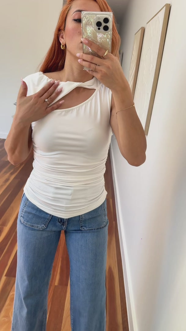 Knoxie Top - White