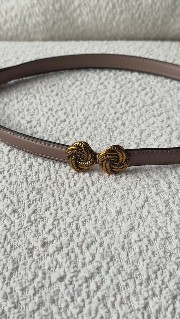Candice Belt - Taupe Knot