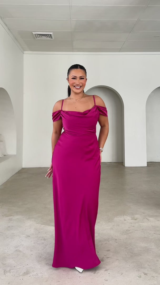 Evangelista Maxi Dress - Plum