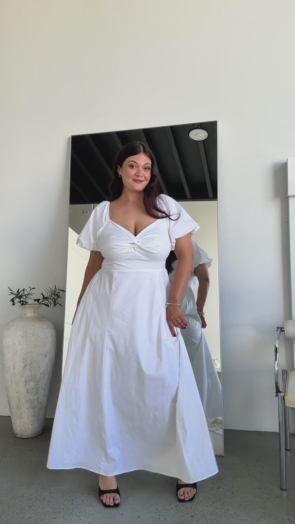 Lina Maxi Dress - White