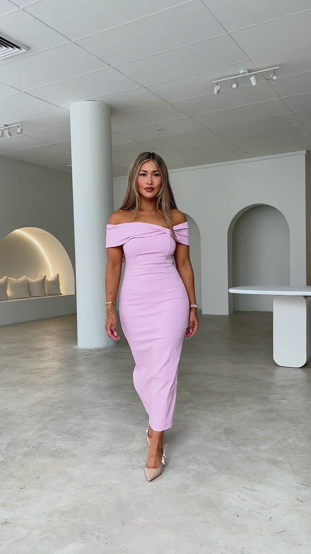 Mirella Midi Dress - Pink