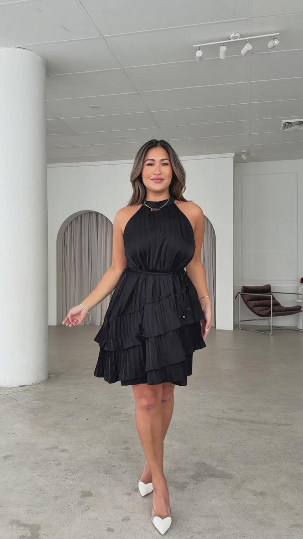 Elijah Mini Dress - Black