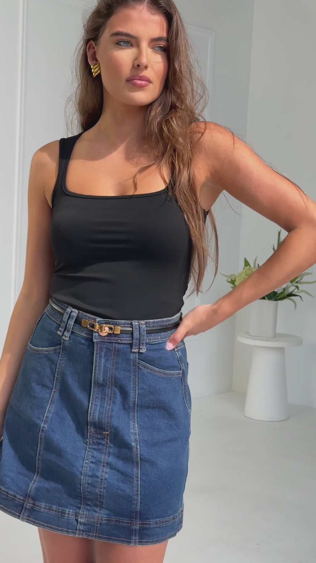 Aliyah Tank Top - Black