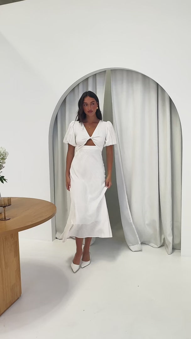Kamala Maxi Dress - White