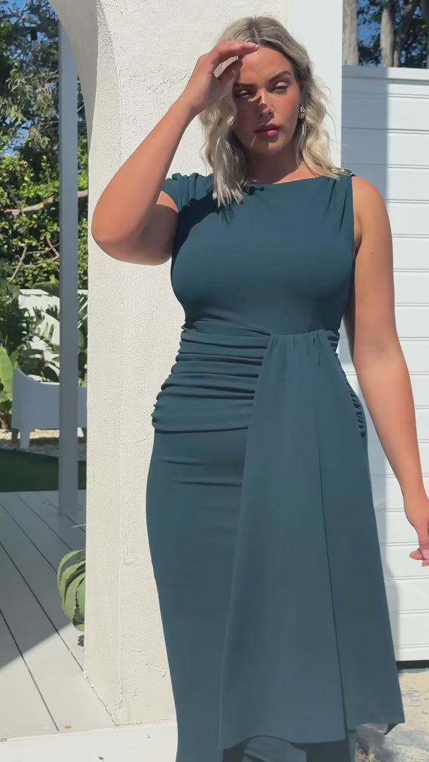 Saskia Maxi Dress - Teal