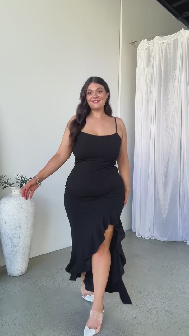 Phaedra Maxi Dress - Black