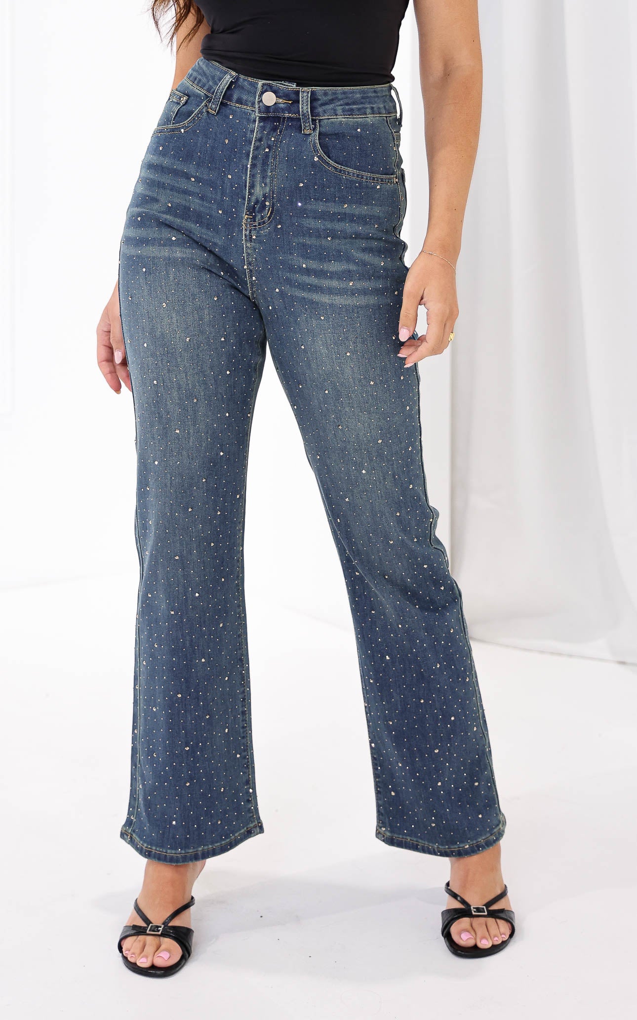 Tanni Diamante Jeans - Blue