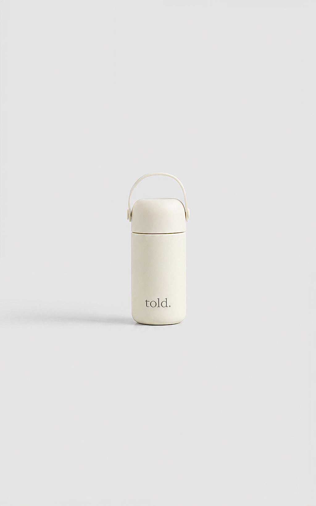 Told. Mini Water Bottle - Cream