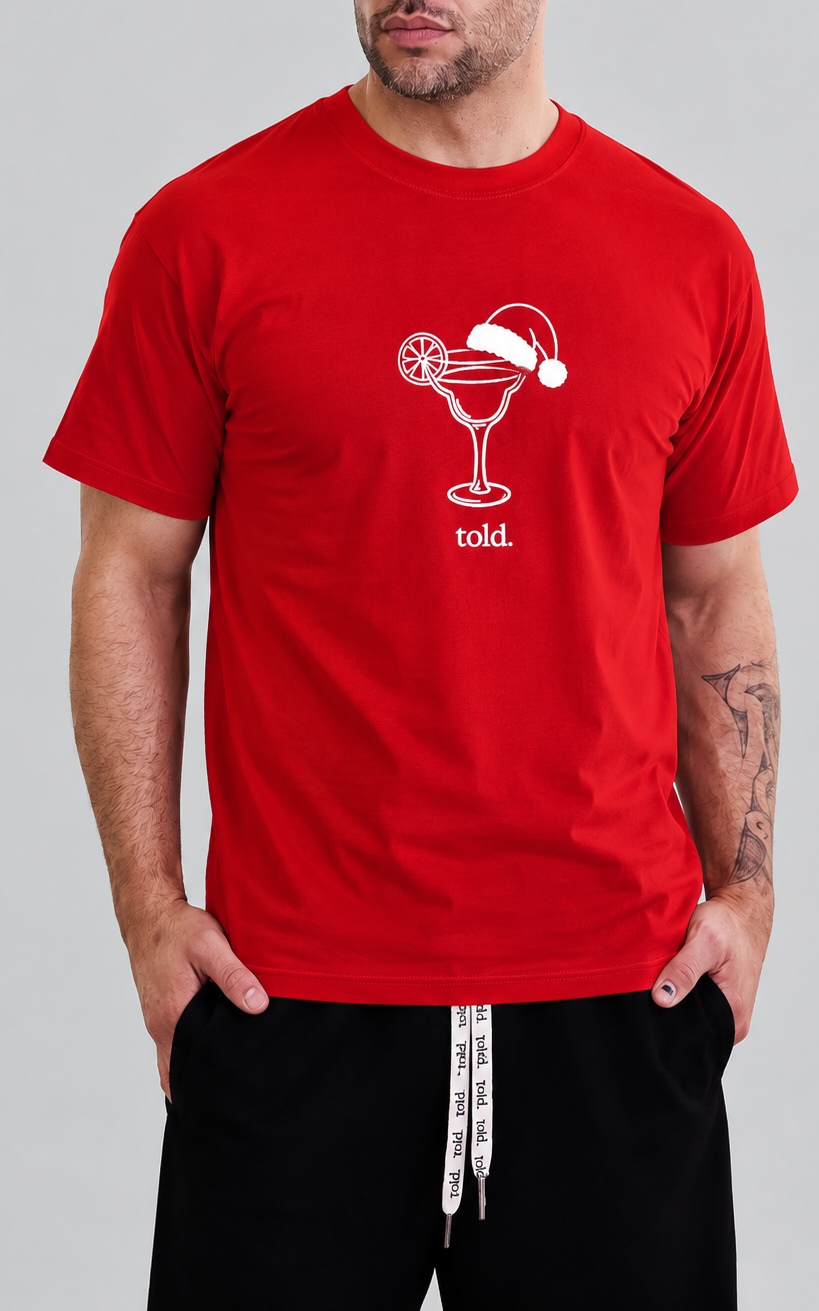 (PREORDER) Ricco Unisex Tshirt - Red Cocktail