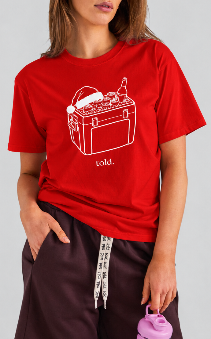 (PREORDER) Ricco Unisex Tshirt - Red Eski