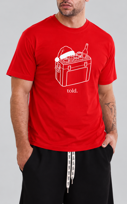 (PREORDER) Ricco Unisex Tshirt - Red Eski