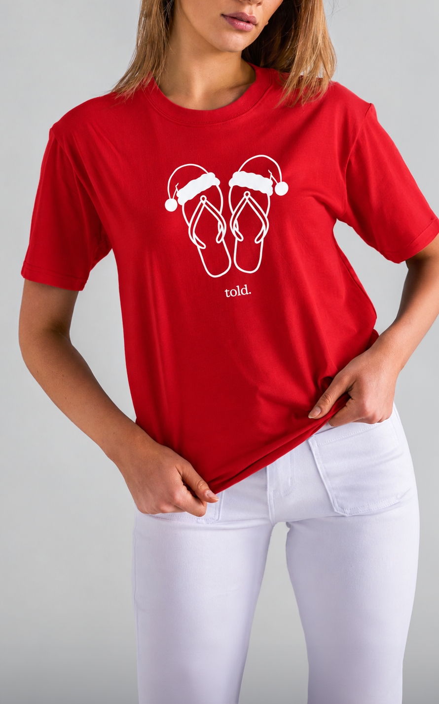 (PREORDER) Ricco Unisex Tshirt - Red Thongs