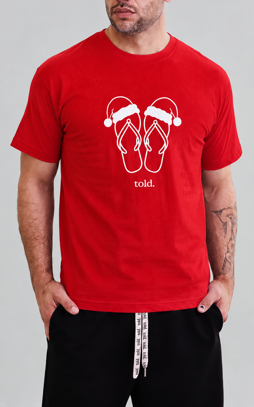 (PREORDER) Ricco Unisex Tshirt - Red Thongs