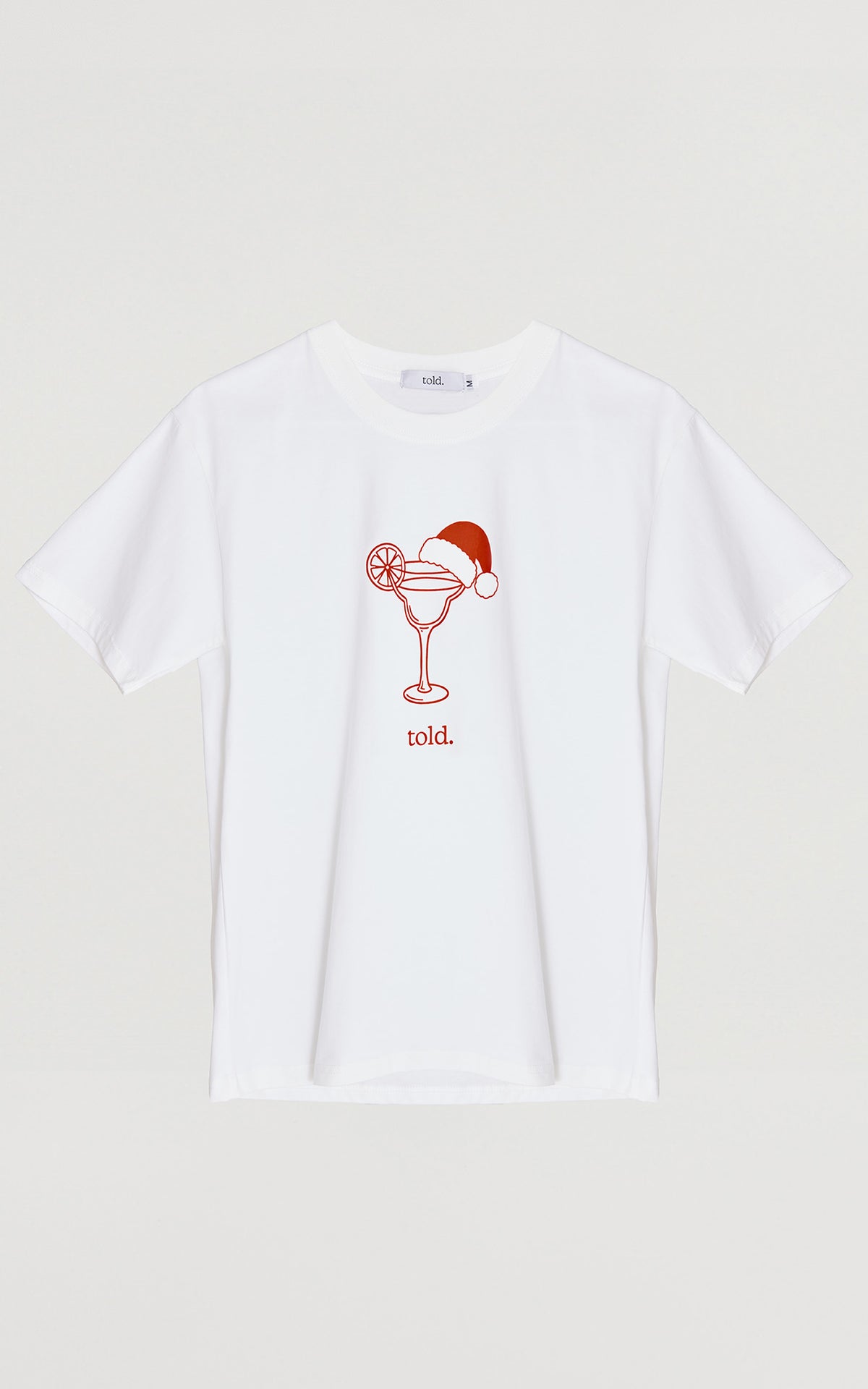 (PREORDER) Ricco Unisex Tshirt - White Cocktail