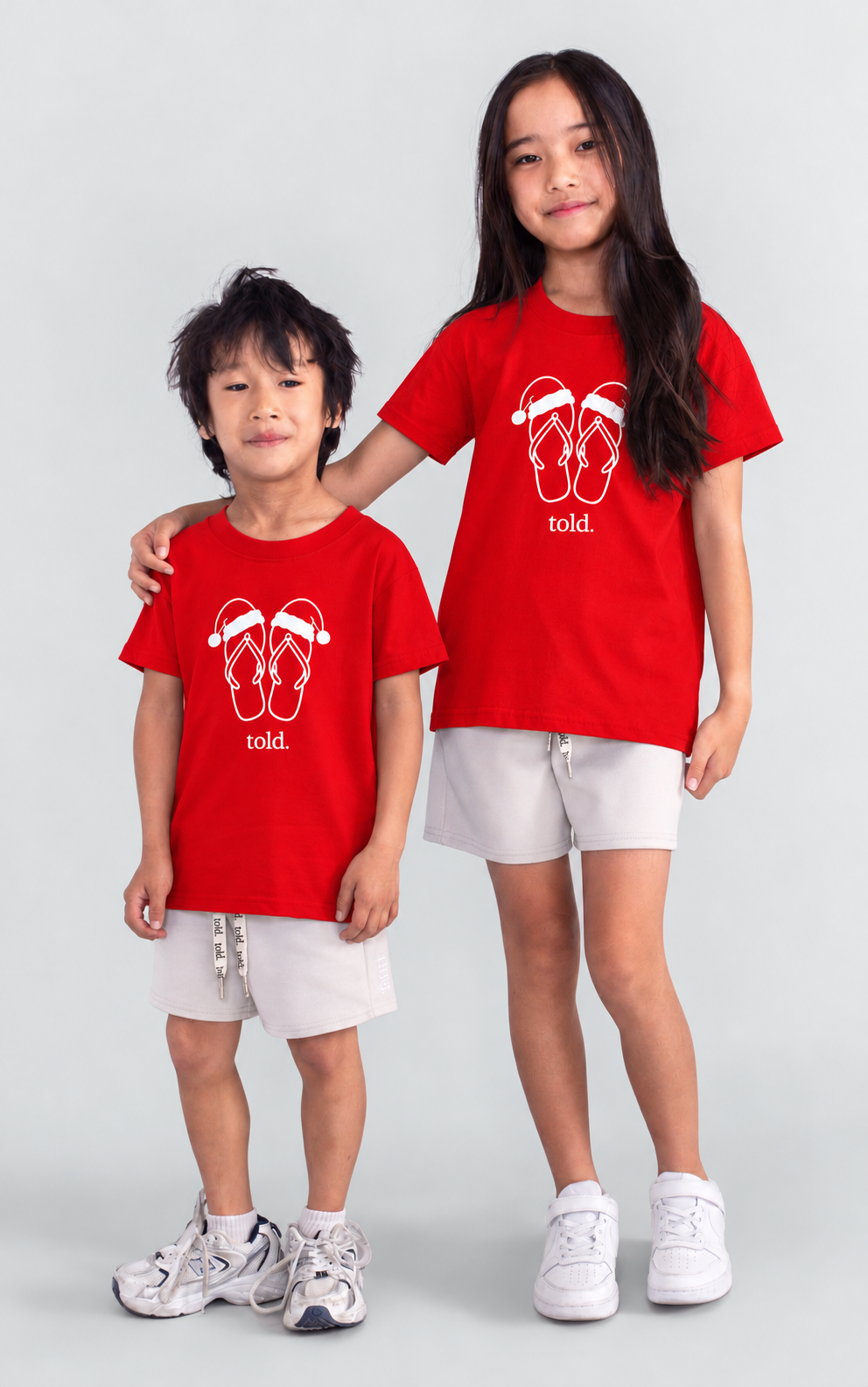(PREORDER) Ricco Kids Tshirt - Red Thongs