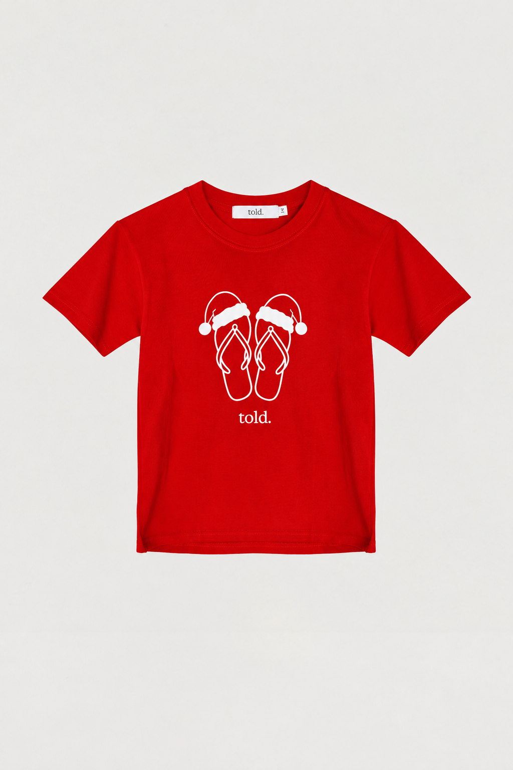 (PREORDER) Ricco Kids Tshirt - Red Thongs