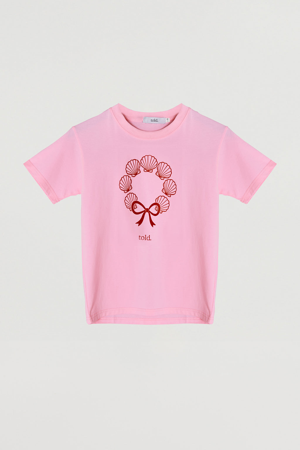 (PREORDER) Ricco Kids Tshirt - Pink Shell