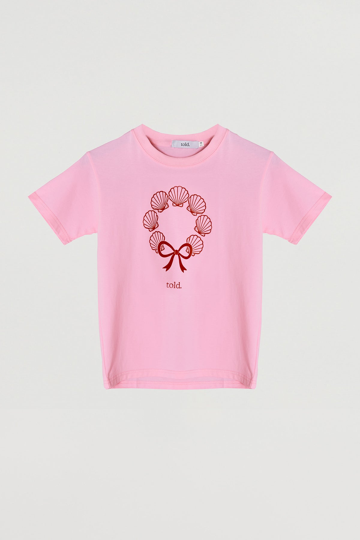 (PREORDER) Ricco Kids Tshirt - Pink Shell